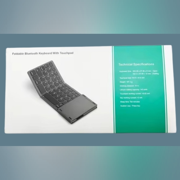 Mini Portable Foldable Bluetooth Keyboard - Picture 2 of 3